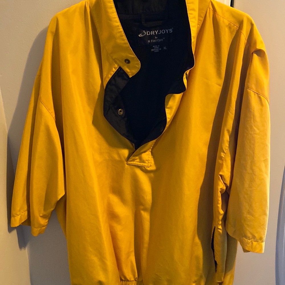 Mens footjoy Xl short sleeve jacket.